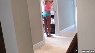 Pal got a irrumation from sensual Kennedy Leigh previous to he fucked her brains out